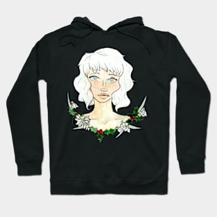 Seasonal flower girls- Winter Hoodie